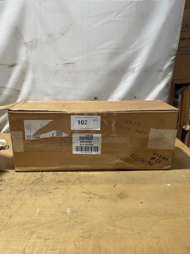 BRAND NEW! Miler Commercial Stainless Steel Countertop 18" Speed Wrap Film Dispenser! Model: 6034180! - Image 1 of 6