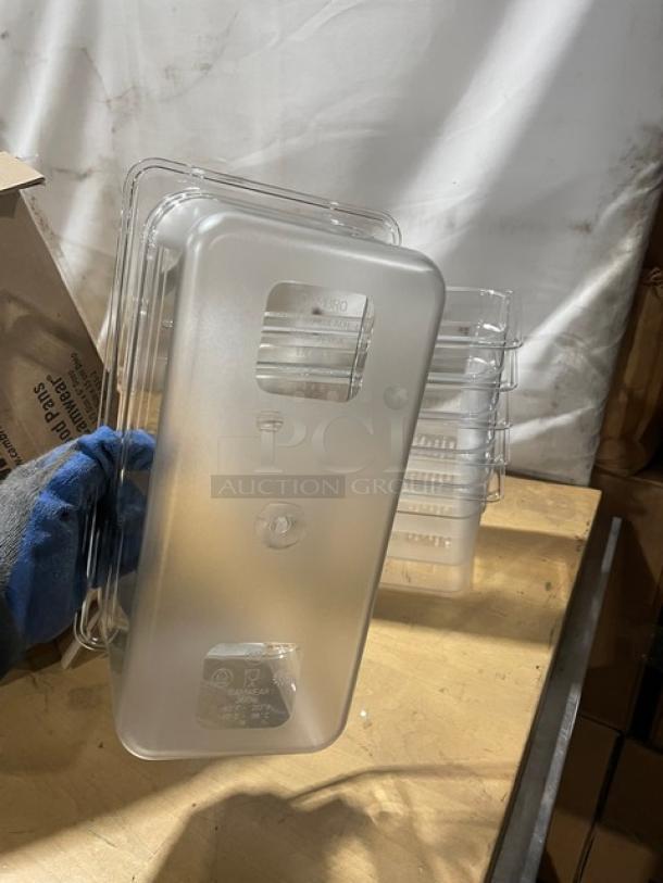 BRAND NEW! Cambro Camwear Series Commercial Clear Polycarbonate 1/3 Size 6" Deep Food Pans! Model: 36CW135! - Image 9 of 9
