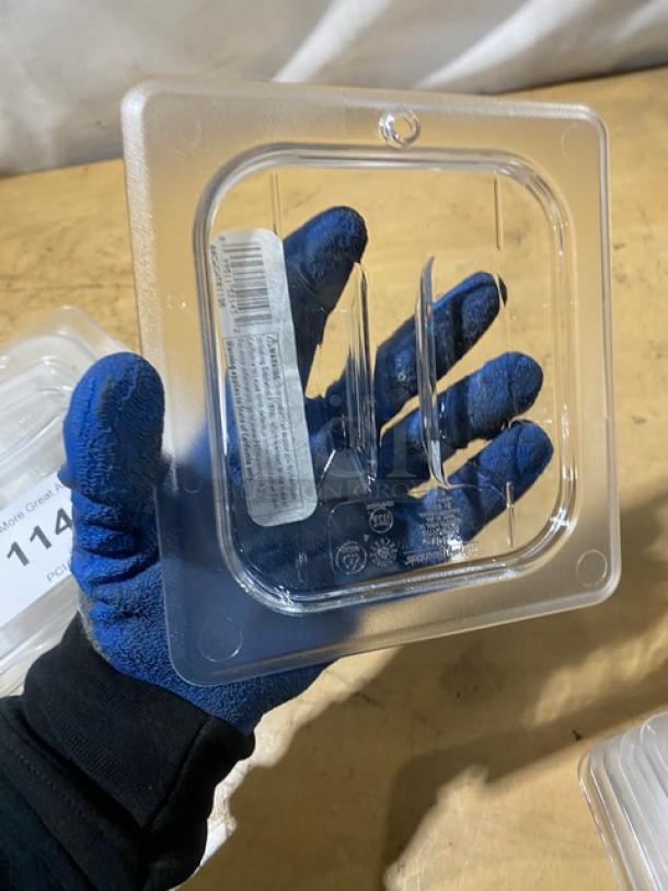 Commercial Clear Polycarbonate Handled Food Pan Covers! 16X Your Bid! - Image 4 of 6