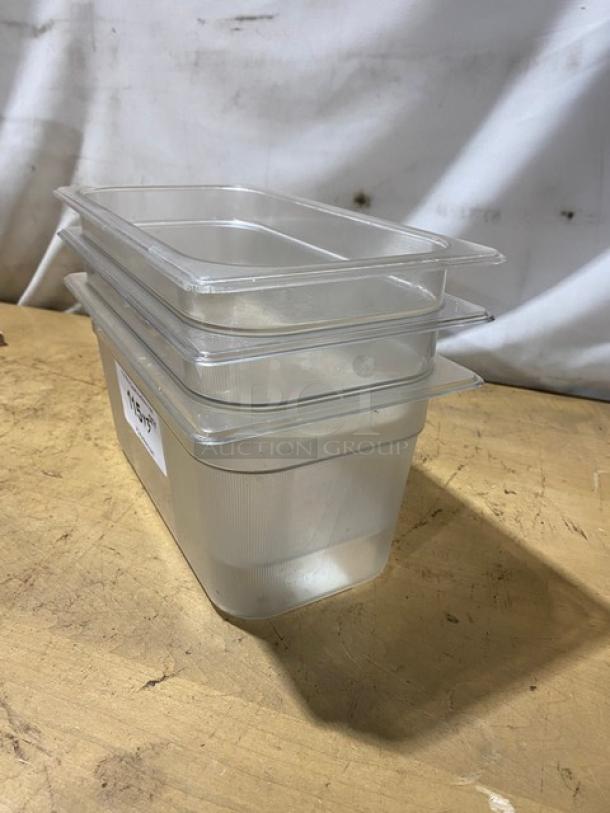 Commercial Clear Polycarbonate Food Pans! 3X Your Bid! - Image 2 of 8