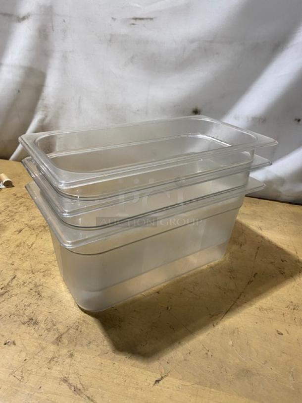 Commercial Clear Polycarbonate Food Pans! 3X Your Bid! - Image 3 of 8