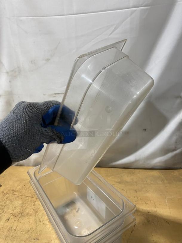 Commercial Clear Polycarbonate Food Pans! 3X Your Bid! - Image 6 of 8