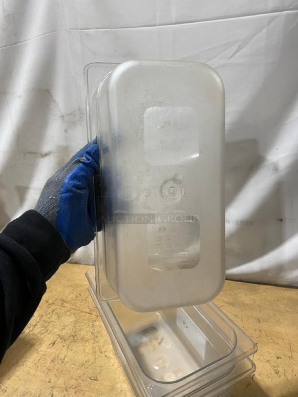 Commercial Clear Polycarbonate Food Pans! 3X Your Bid! - Image 7 of 8