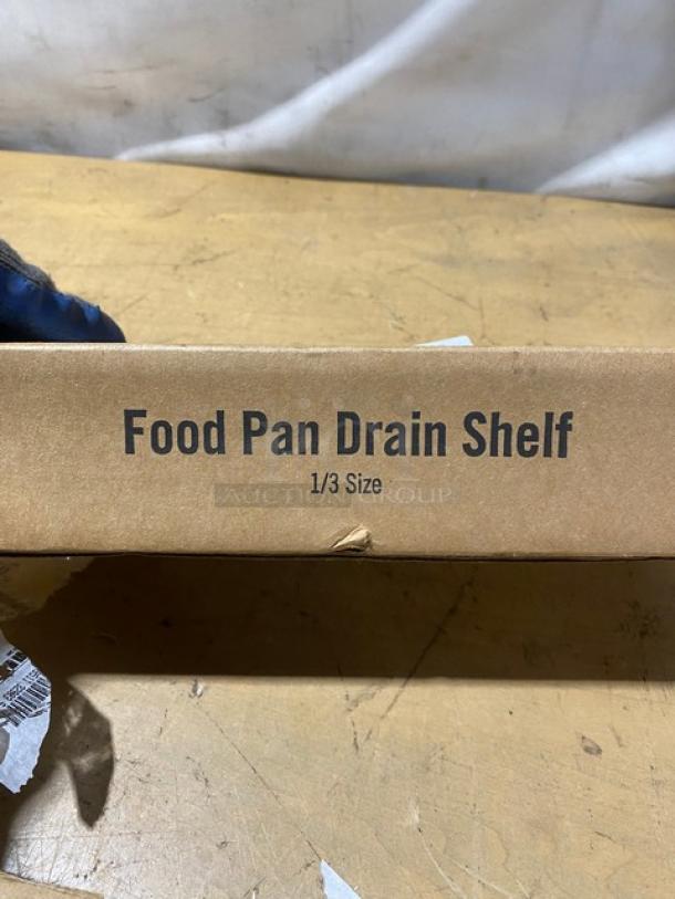 BRAND NEW! Cambro Commercial Amber 1/3 Size H-Pan Drain Shelf! Model: 30HPD150! 2X Your Bid! - Image 6 of 6