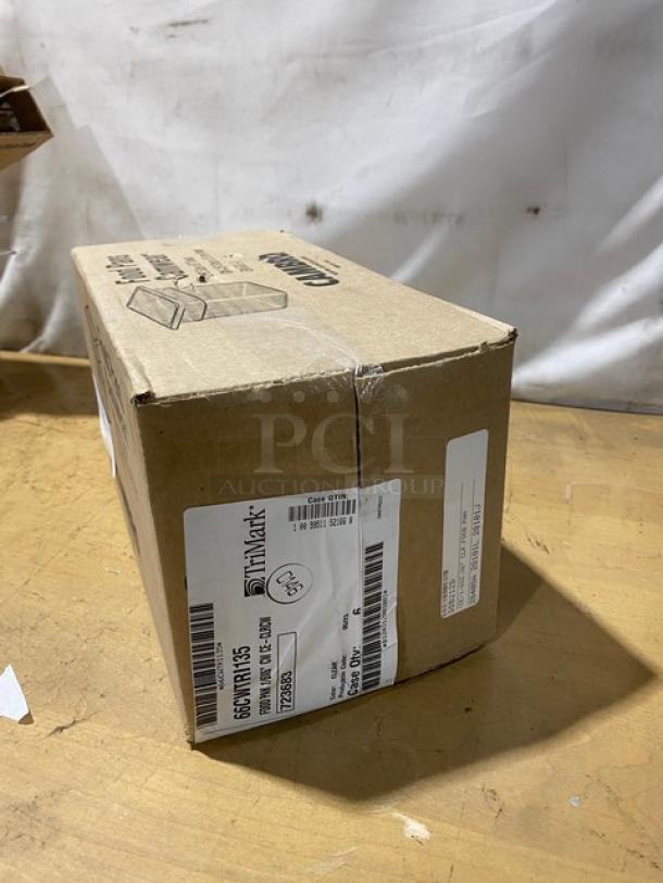 BRAND NEW! Cambro Camwear Series Commercial Clear Polycarbonate 1/6 Size 6" Deep Food Pans! Model: 66CWTRI135! - Image 2 of 4