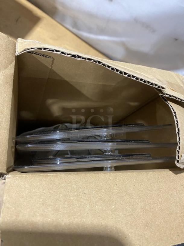 BRAND NEW! Cambro Commercial Clear Polycarbonate 1/3 Size Handled Food Pan Covers! Model: 30CWCHTRI135! - Image 5 of 7