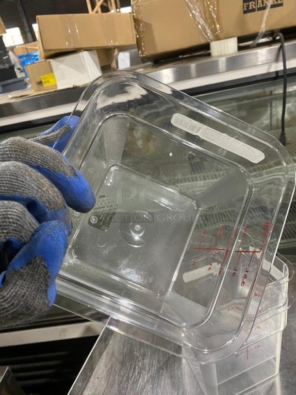 NEW! Cambro Commercial Clear Polycarbonate 4 Qt. Food Container! Model: 4SFSCW135! 3X Your Bid! - Image 8 of 8