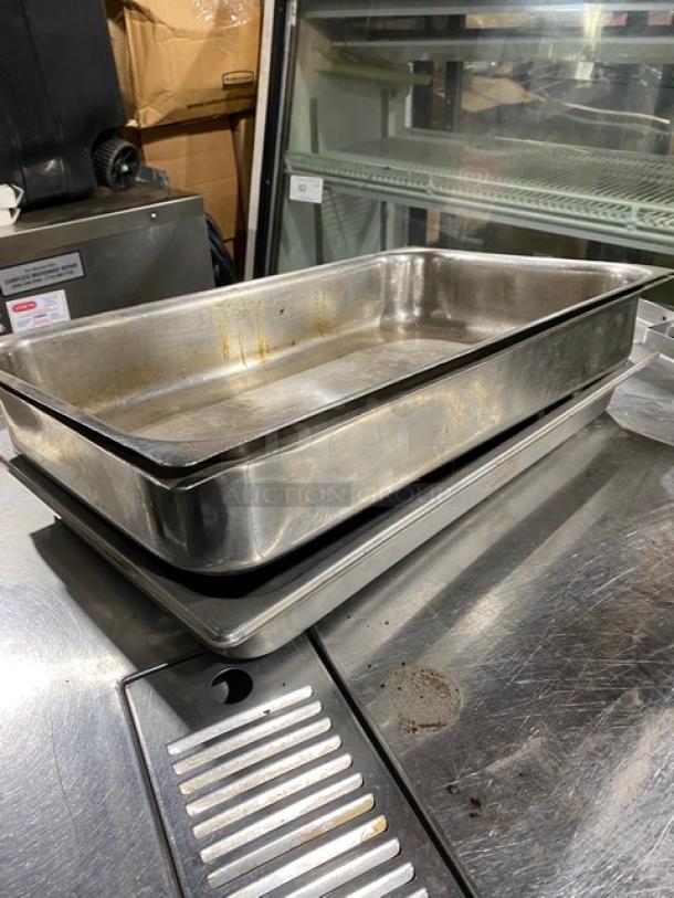 Commercial Stainless Steel Hotel/Steamtable Pans! 3X Your Bid! - Image 3 of 7