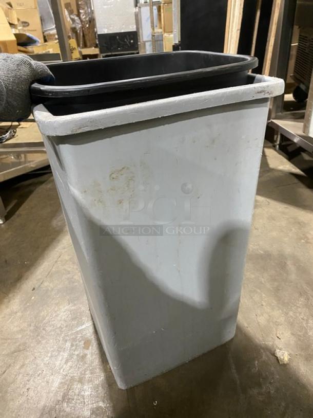 Commercial Heavy Duty Rectangular Trash/Waste Containers! 2X Your Bid! - Image 3 of 10