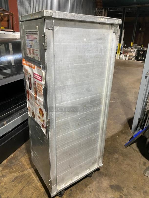 Dunkin Donuts Style Commercial 40-Pan End-Load Mobile Enclosed Bun/Sheet Pan Holding & Transport Rack! On Casters! - Image 2 of 7