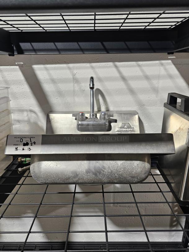 NICE BRAND NEW Handwashing Sink With Faucet! - Image 1 of 3