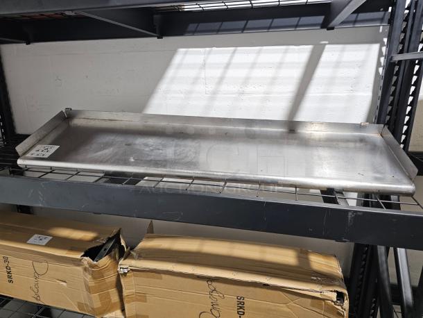 48" x 12" x 8" Stainless Steel Wall Mounted Shelf! - Image 1 of 2