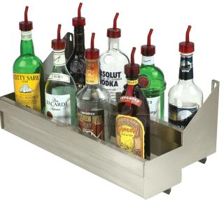BRAND NEW SCRATCH & DENT Advance Tabco SRKD-30 29" Double Tier Keyhole Bottle Rack, Stainless Steel