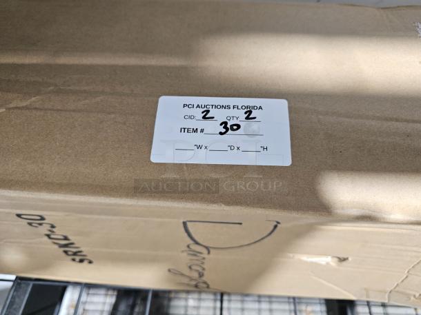 BRAND NEW SCRATCH & DENT Advance Tabco SRKD-30 29" Double Tier Keyhole Bottle Rack, Stainless Steel - Image 3 of 3