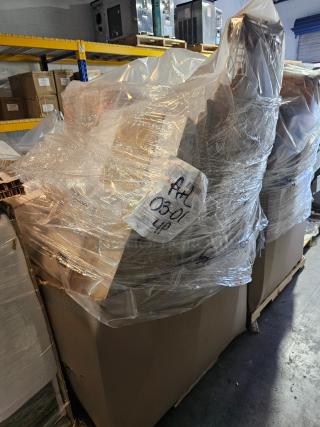 HUGE LIQUIDATION PALLET! Restaurant Disposables! Shelving, Stools! MORE!