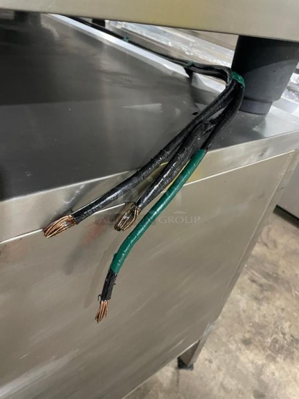 Rational Commercial Stainless Steel Electric Powered SelfCooking Center Combi Oven! With Wire Oven Racks! With 2 Section Pan-Holding Equipment Stand/Base! 208V! On Legs! - Image 9 of 9