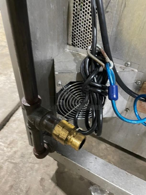 Blodgett Commercial Stainless Steel Natural Gas Powered Double Stacked Convection Oven! With Wire Oven Racks! SN: 081914RA110T! On Casters! 2X Your Bid Makes One Unit! - Image 8 of 9