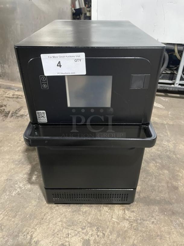 MerryChef Commercial Black Electric Powered Countertop Rapid Cook Turbo Oven! Model: Eikon E2S SN: 2012213090587! 208/240V 1 Phase! - Image 1 of 9