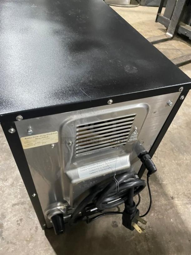 MerryChef Commercial Black Electric Powered Countertop Rapid Cook Turbo Oven! Model: Eikon E2S SN: 2012213090587! 208/240V 1 Phase! - Image 3 of 9