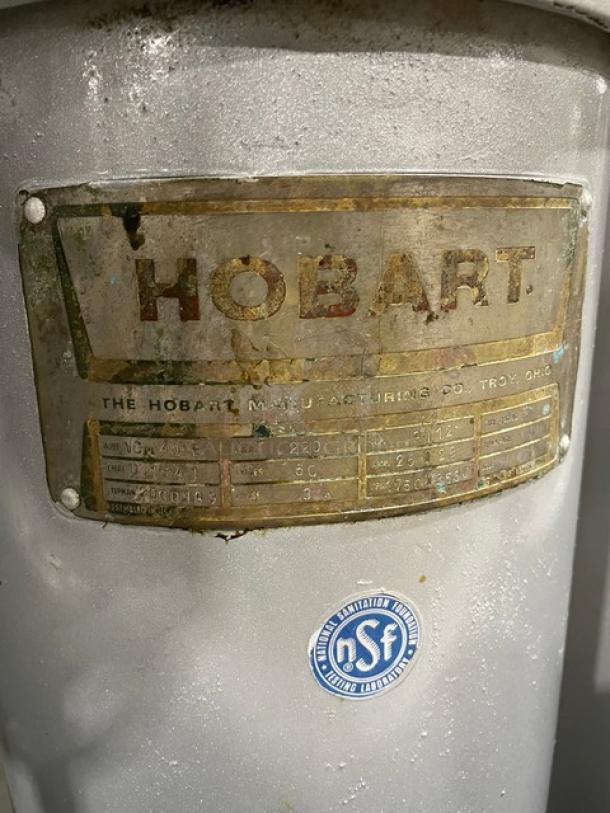 Hobart Commercial Heavy Duty Electric Powered Vertical Chopper/Cutter/Mincer/Mixer! With Stainless Steel Tilting Bowl! With Cover! Model: VCM-40E SN: U1841! 220V 3 Phase! - Image 7 of 9