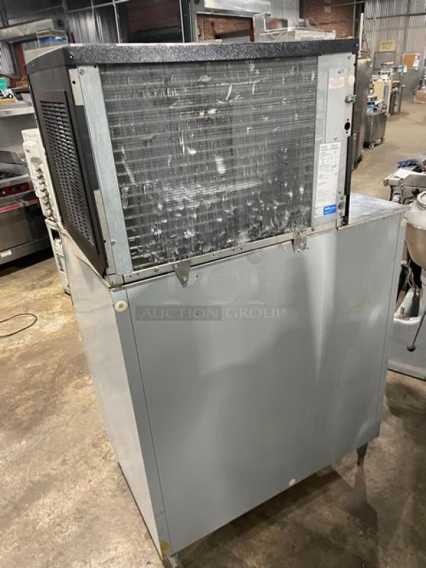 Ice-O-Matic Commercial Stainless Steel Air-Cooled Ice Making Machine Head! Energy Star Certified! With Heavy Duty Ice Bin! Model: ICE0500FA5 SN: 12091280010419! 115V 1 Phase! On Legs! - Image 4 of 8