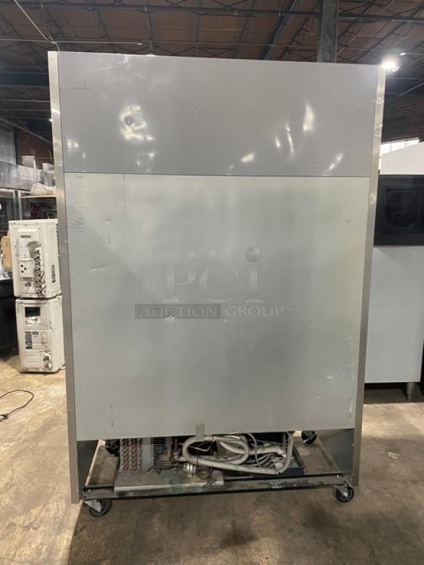 Turbo Air Maximum Series Commercial Stainless Steel Solid 2 Door Reach In Freezer! Energy Star Certified! With Poly Coated Wire Racks! Model: MSF-49NM SN: NF49308075! 110-120V 1 Phase! On Casters! - Image 2 of 9