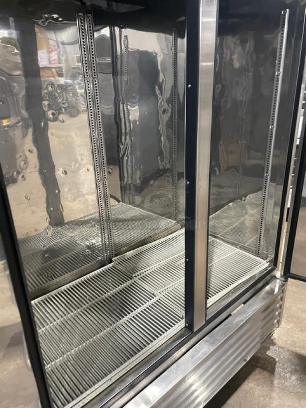 Turbo Air Maximum Series Commercial Stainless Steel Solid 2 Door Reach In Freezer! Energy Star Certified! With Poly Coated Wire Racks! Model: MSF-49NM SN: NF49308075! 110-120V 1 Phase! On Casters! - Image 5 of 9