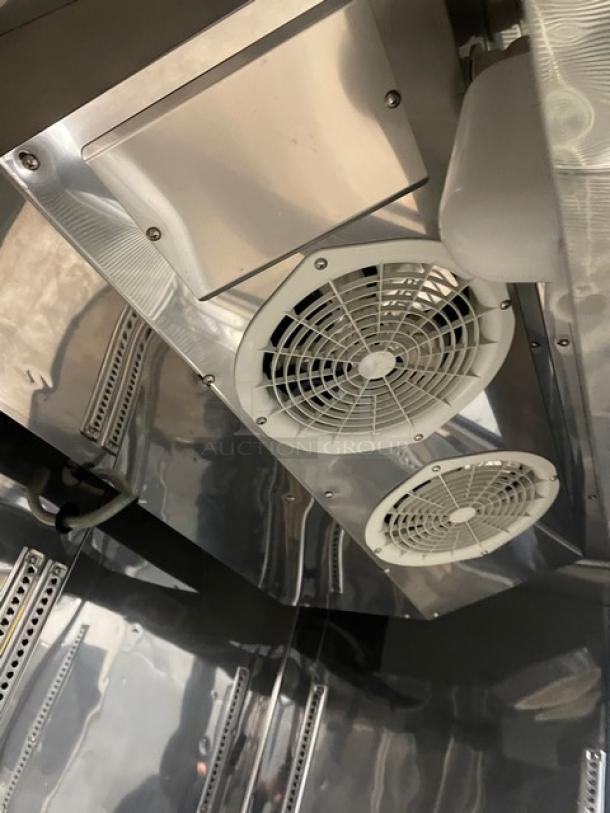 Turbo Air Maximum Series Commercial Stainless Steel Solid 2 Door Reach In Freezer! Energy Star Certified! With Poly Coated Wire Racks! Model: MSF-49NM SN: NF49308075! 110-120V 1 Phase! On Casters! - Image 6 of 9