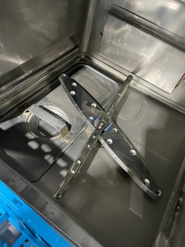 Hobart! New Body Style! Advansys Series Commercial Stainless Steel Electric Powered High Temperature Undercounter Dishwasher! With Full Size Peg Rack! Model: LXER SN: 231215981! 120/208-240V 1 Phase! - Image 6 of 9