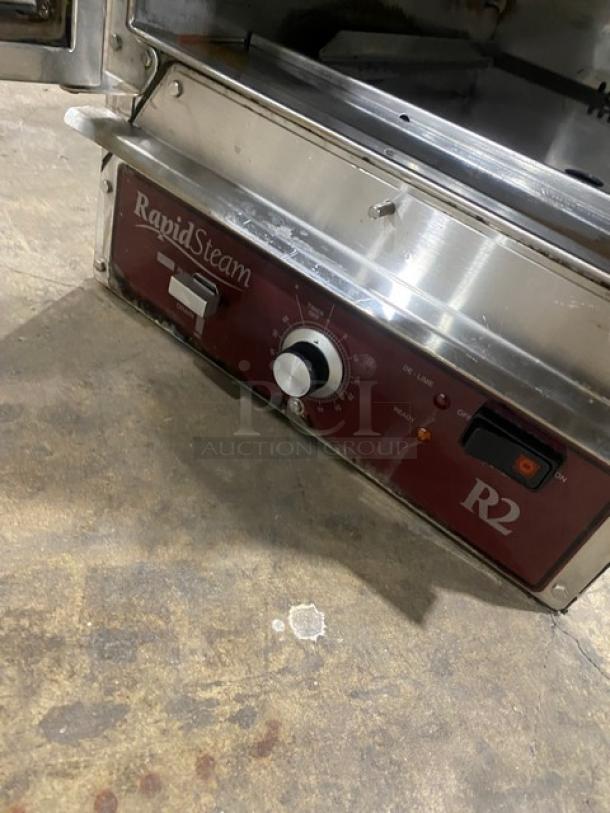 Southbend Rapid Steam Series Commercial Stainless Steel Eletric Powered Countertop Convection Steamer! Model: R2 SN: 10B97975-2! 208V 3 Phase! - Image 6 of 8