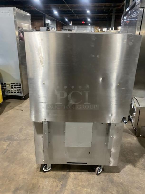 Connerton Commercial Stainless Steel Natural Gas Powered 6 Burner Range/Oven Combo! With Back Splash & Overhead Salamander Shelf! With Wire Oven Rack! Model: CN36-6 SN: 700322J21! On Casters! - Image 3 of 9