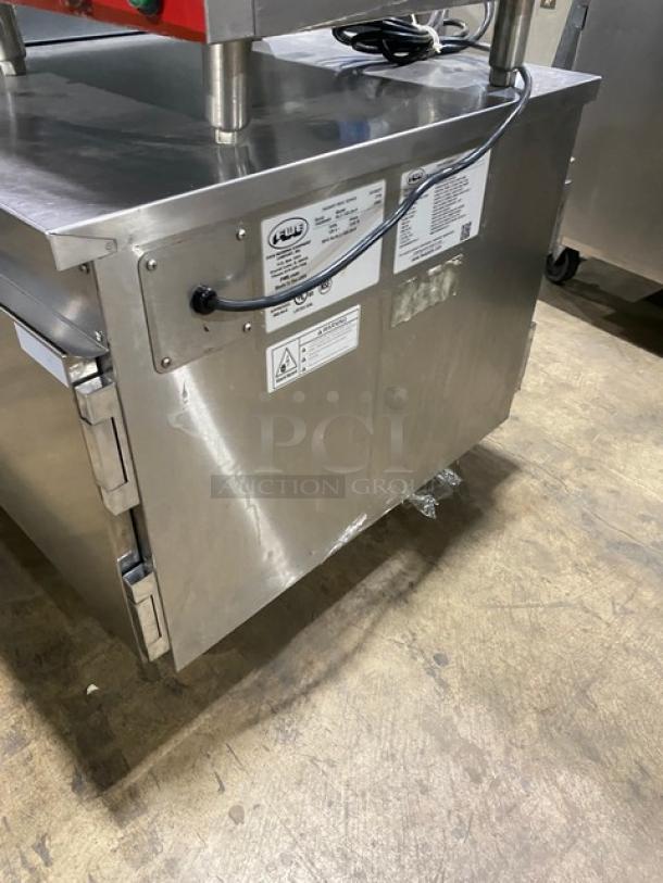 FWE Radiant Heat Series Commercial Stainless Steel Pass-Through Triple Section Undercounter Heated Holding Cabinet! With Individual Controls! Model: HLC-12D-3H-P SN: 154360401! 120V! On Casters! - Image 2 of 8