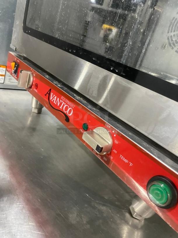 Avantco Commercial Stainless Steel Electric Powered Half Size Countertop Convection Oven! With Steam Injection! Model: 177CO32M SN: CO32M22120053! 208/240V 1 Phase! On Legs! - Image 5 of 8