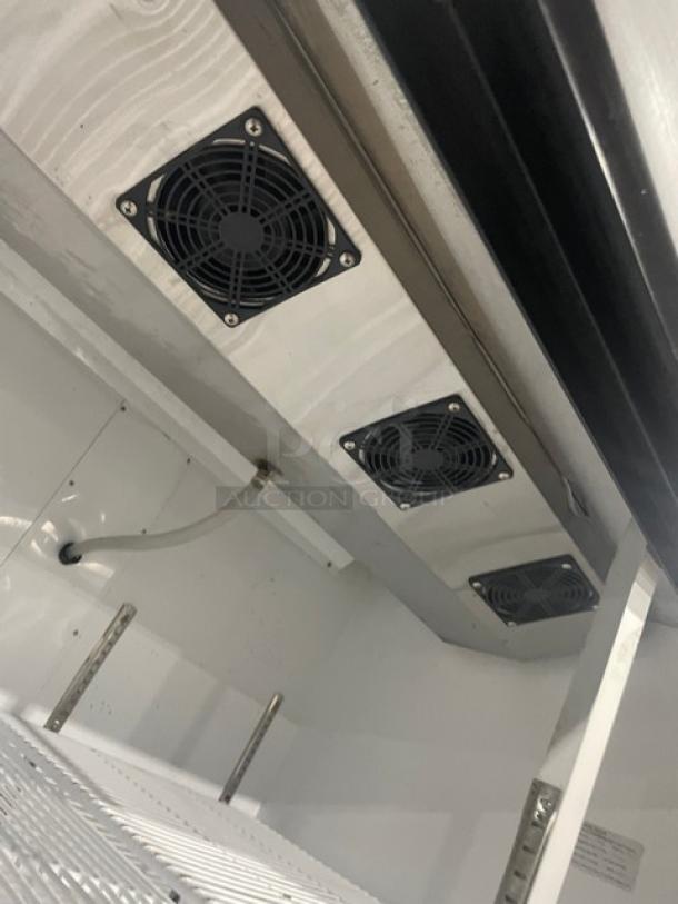 CoolTech Commercial Stainless Steel Reach In Merchandiser Refrigerator! With Poly Coated Wire Racks! Model: CUST-43SG SN: C73619! 120V 1 Phase! On Casters! - Image 6 of 8