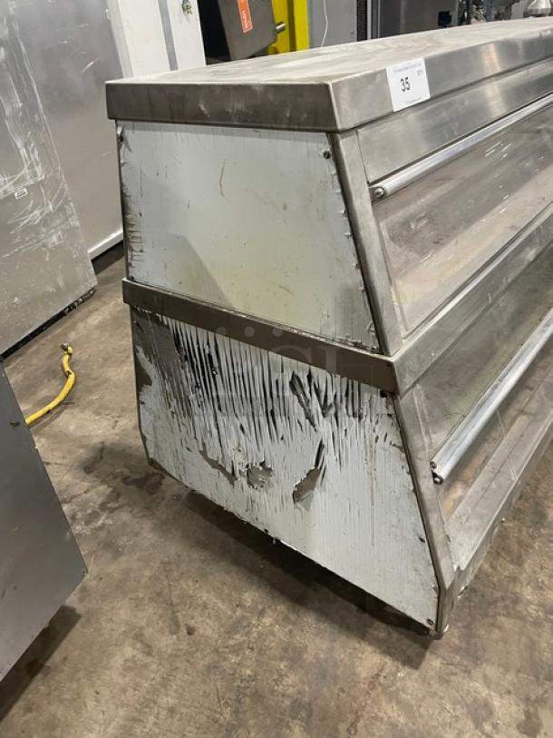 Henny Penny Commercial Stainless Steel Electric Powered Countertop Heated 2-Tier Merchandiser Display Showcase! With Radiant Heat Controls! Model: HCW-5 SN: JA0806041! 120/208V 3 Phase! - Image 2 of 8