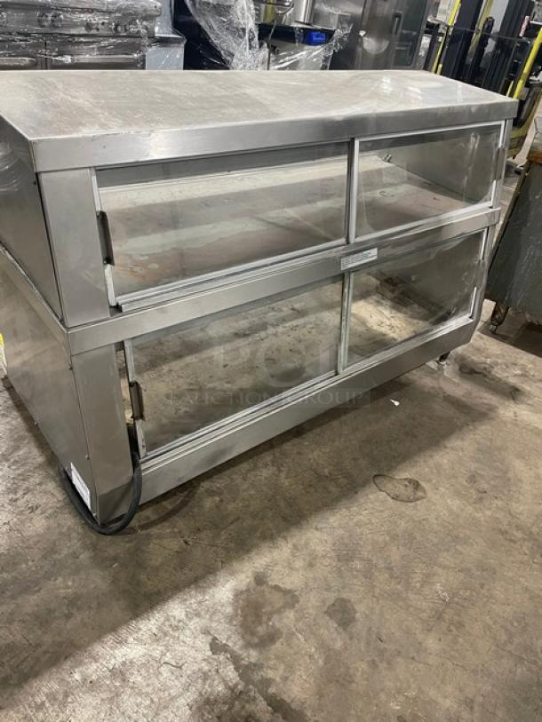 Henny Penny Commercial Stainless Steel Electric Powered Countertop Heated 2-Tier Merchandiser Display Showcase! With Radiant Heat Controls! Model: HCW-5 SN: JA0806041! 120/208V 3 Phase! - Image 4 of 8