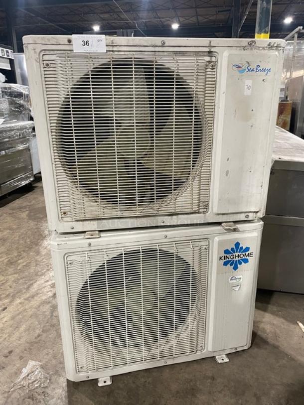 Sea Breeze Commercial Multi-Zone Heat Pump! Model: SMZ30H46ZOGX! 208-230V 1 Phase! With King Home Commercial Mini Split Type Air Conditioner! Model: KW24HQ1B8DO! 208/230V 1 Phase! 2X Your Bid! - Image 1 of 10