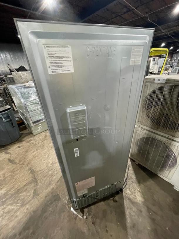 Beko Commercial Stainless Steel 2 Door Dual Sectioned Refrigerator/Top Freezer Combo! With Adjustable Shelving! Model: D70440NU SN: 22-116569-08! 120V! - Image 4 of 11