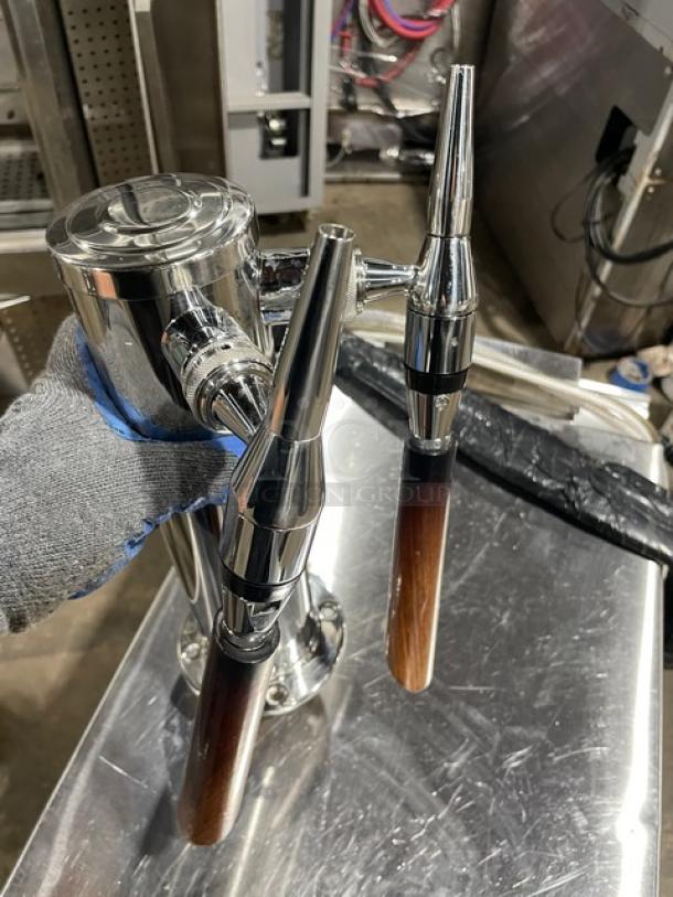 JoeTap By Automatic Bar Controls! 2022 Late Model! Commercial Stainless Steel Electric Powered Countertop Nitro Cold Brew Coffee Dispenser! With Single Tower Double Tap! Model: JT-NITCOM-R SN: I1264522! 115V! - Image 6 of 9