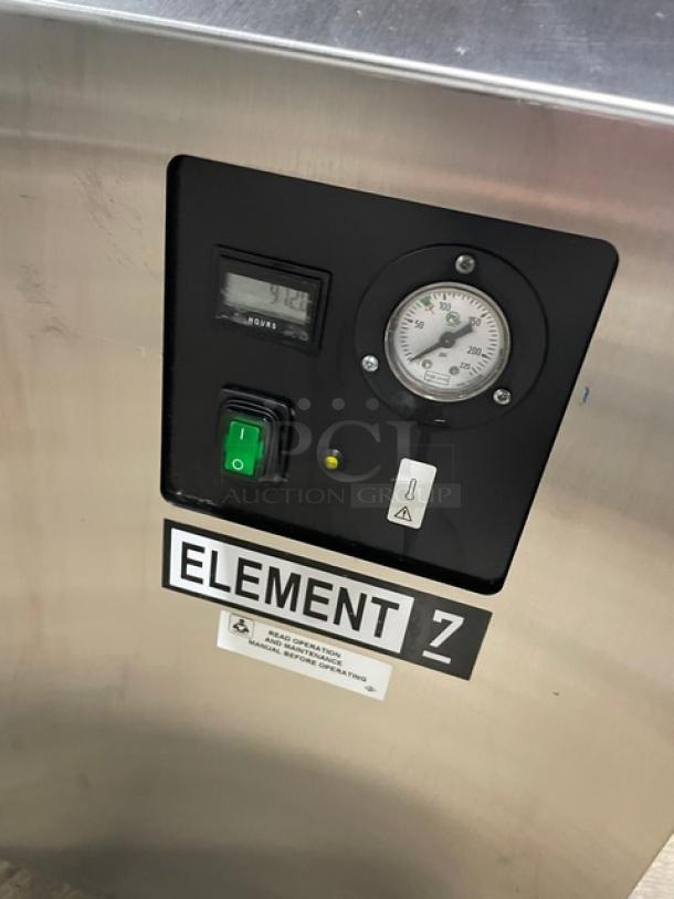 Jun-Air Element 7 Series Commercial Stainless Steel Nitrogen Generator System! Model: 87R-4MN1-HSBHH SN: 0718800602! 120V! - Image 6 of 7