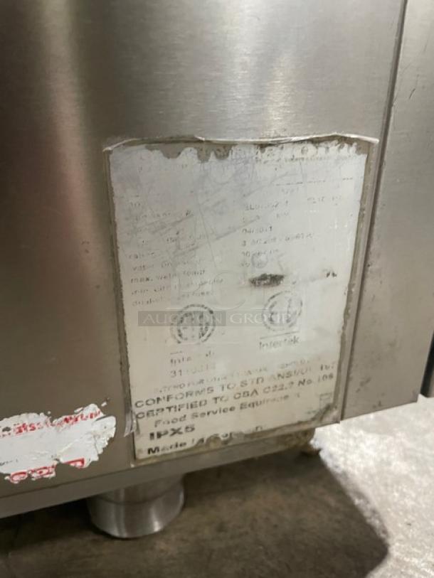 Eloma Genius Series Commercial Stainless Steel Electric Powered Double Stacked Combi Oven! With Digital Controls! With Built In Pan Holding Racks! On Legs! 2X Your Bid Make One Unit! - Image 5 of 10