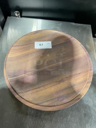 Carlisle Epicure Series Commercial Acacia Grain Style Melamine Round Platters/Trays! Model: EAG0669! ALL ONE MONEY!
