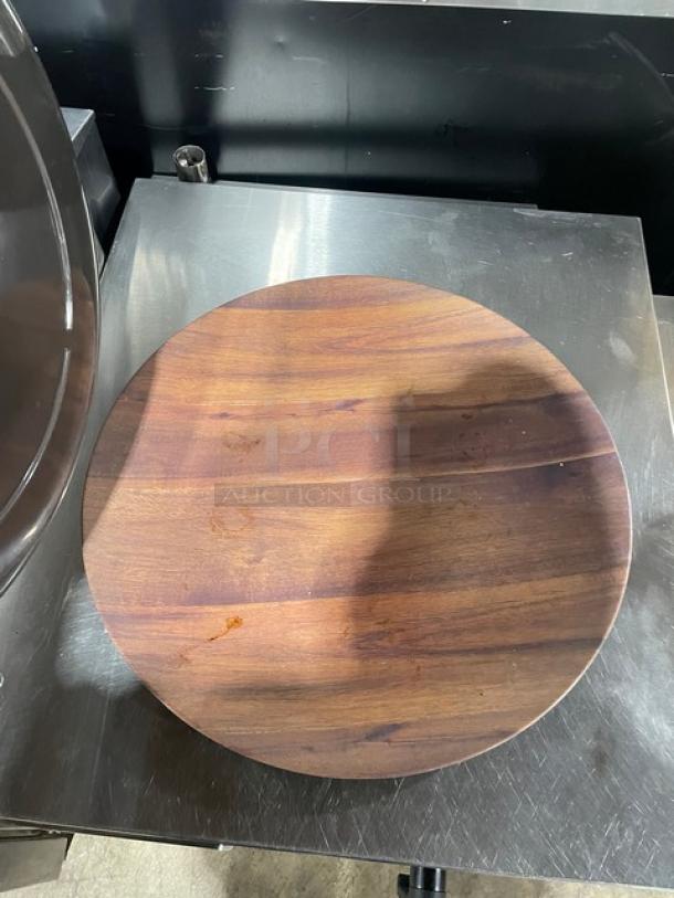 Carlisle Epicure Series Commercial Acacia Grain Style Melamine Round Platters/Trays! Model: EAG0669! ALL ONE MONEY! - Image 2 of 4