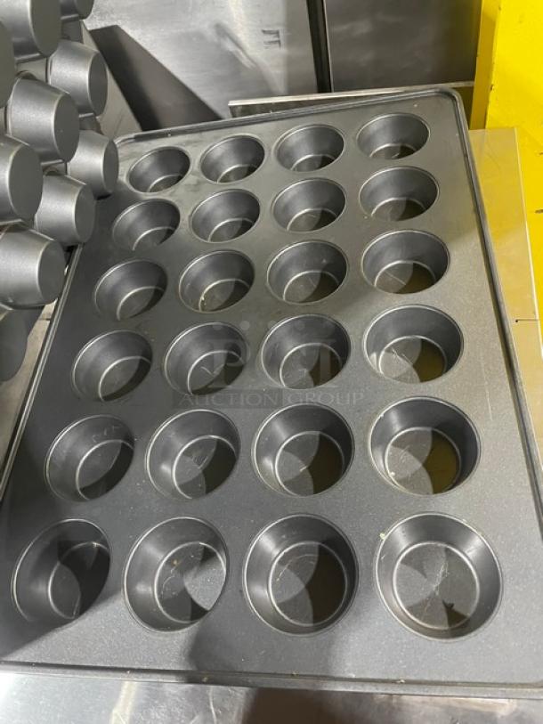 Commercial Heavy Duty 24-Cup Muffin/Cupcake Baking Pans! ALL ONE MONEY! - Image 2 of 3