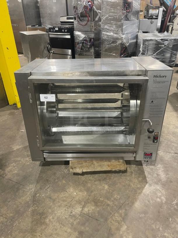 Old Hickory Commercial Stainless Steel Electric Powered Countertop Rotisserie Oven! Model: 6.5E SN: 650052! 208V 3 Phase! On Legs! - Image 1 of 8
