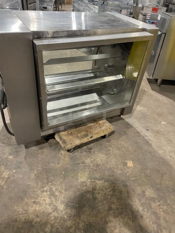 Old Hickory Commercial Stainless Steel Electric Powered Countertop Rotisserie Oven! Model: 6.5E SN: 650052! 208V 3 Phase! On Legs! - Image 4 of 8