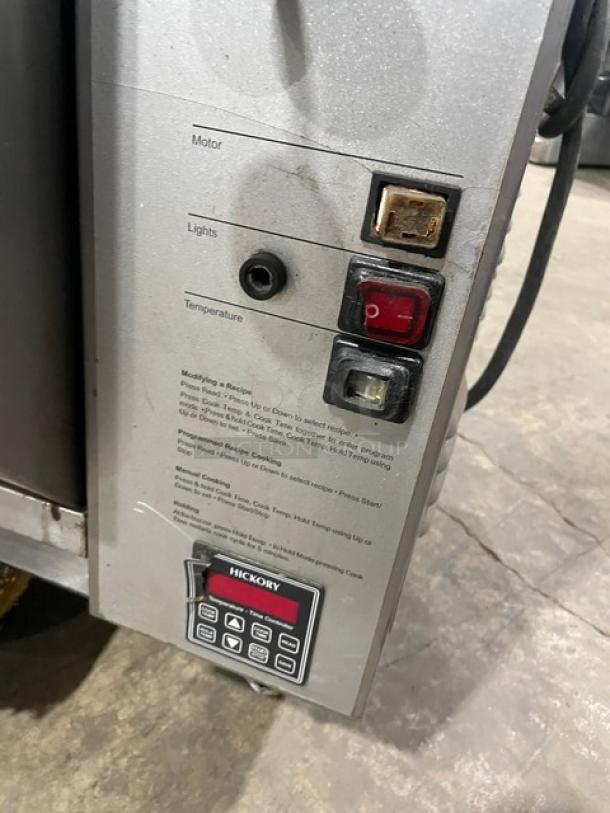 Old Hickory Commercial Stainless Steel Electric Powered Countertop Rotisserie Oven! Model: 6.5E SN: 650052! 208V 3 Phase! On Legs! - Image 6 of 8