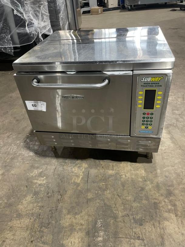 TurboChef Subway Style Commercial Stainless Steel Electric Powered Countertop High-Speed Rapid Cook Oven! With Digital Controls! Model: NGC SN: NGC-14788! 208/230-240V! On Legs! - Image 1 of 8