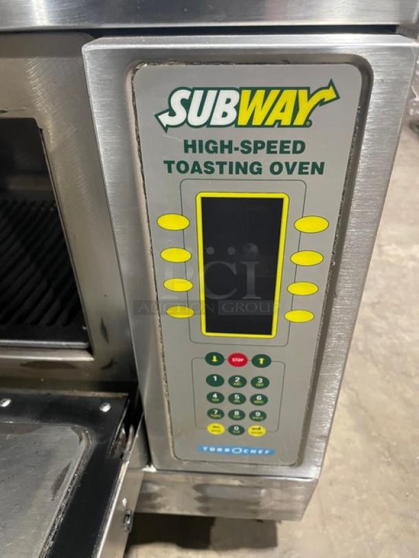 TurboChef Subway Style Commercial Stainless Steel Electric Powered Countertop High-Speed Rapid Cook Oven! With Digital Controls! Model: NGC SN: NGC-14788! 208/230-240V! On Legs! - Image 7 of 8