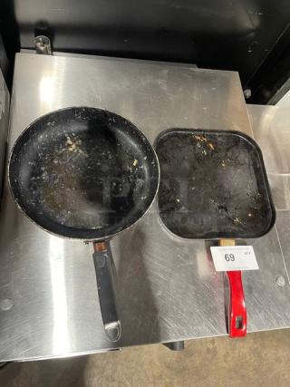 Commercial Heavy Duty Frying/Sauté Pan & Square Griddle Pan! ALL ONE MONEY!